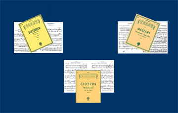 Sheet Music - choice of composers
