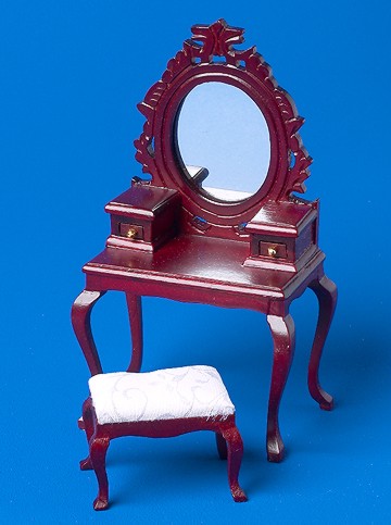 Dressing Table & Stool - mahogany