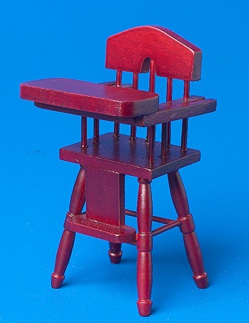 Highchair - mahogany