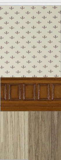 Example - Fleurie Wine With Wood Effect Panelling