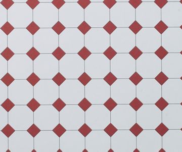 Flooring - Octagonal Plain Terracotta