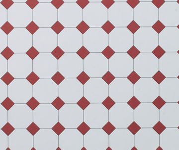 Flooring - Octagonal Plain Terracotta