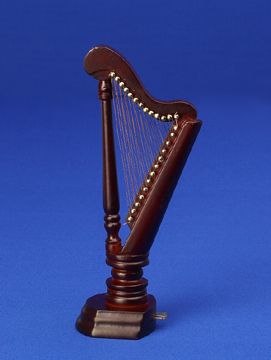 Harp - mahogany