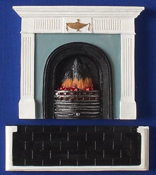 Complete Fireplace with Hearth