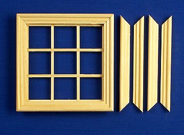 Window - 9 Pane - Wooden