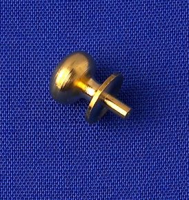 Brass Knob - 1/4 inch