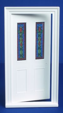 External Door -stained glass effect