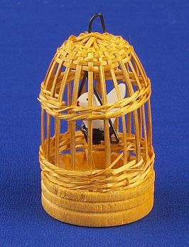 Bird in cage - bamboo