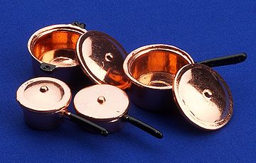 Saucepans Set (copper)