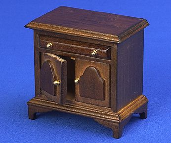 Bedside Cabinet / chest - walnut