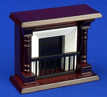Fireplace - mahogany