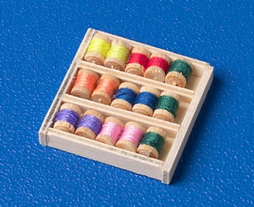 Tray of Cotton Reels