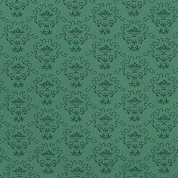 Wallpaper - Bettiscombe dark green