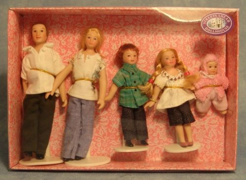 modern dolls house family