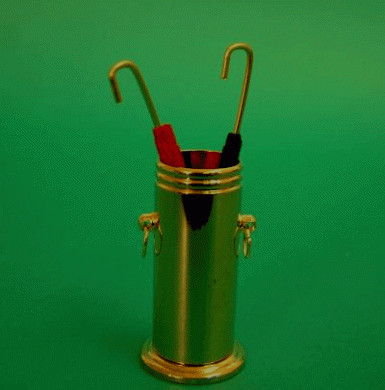 Brass Umbrella Stand With Accessories