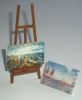 Easel & 2 Pictures