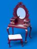 Dressing Table & Stool - mahogany