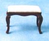 Stool Mahogany With Cream Seat