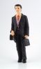 Resin Doll - Man In Suit With Hat & Case
