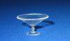 Crystaline Glass Stemmed Bowl