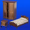 Bedroom Set - walnut  * Save £9.26 *