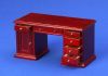 Pedestal Desk - mahogany