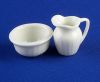 Jug & Bowl - white