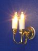 Dolls House Light - Double Wall Candle