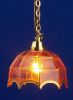 Dolls House Light - Hanging Tiffany Cranberry